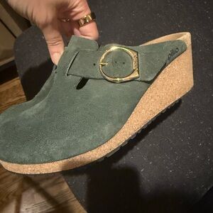 Birkenstock Papillo Hunter Green Clog